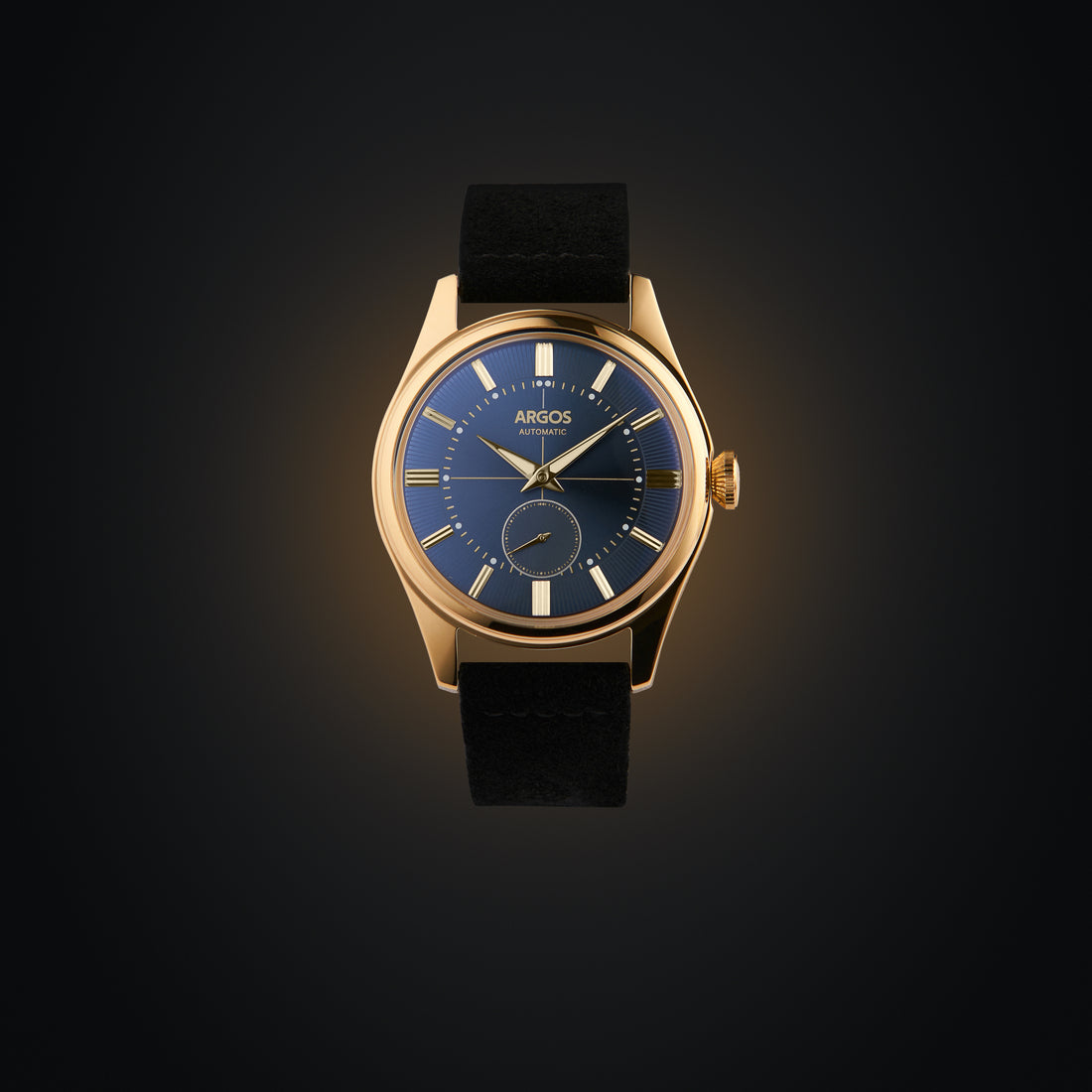 Apollo III - Constellation Blue Gold w/ Leather Strap