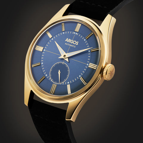 AP3.16 - Constellation Blue Gold w/ Leather Strap