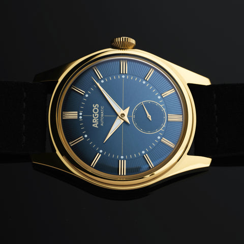 AP3.16 - Constellation Blue Gold w/ Leather Strap