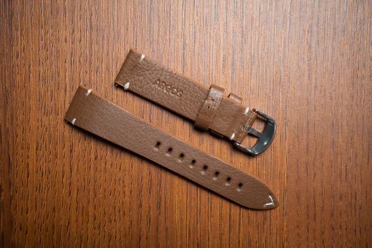 LS.01 Brown Leather Strap