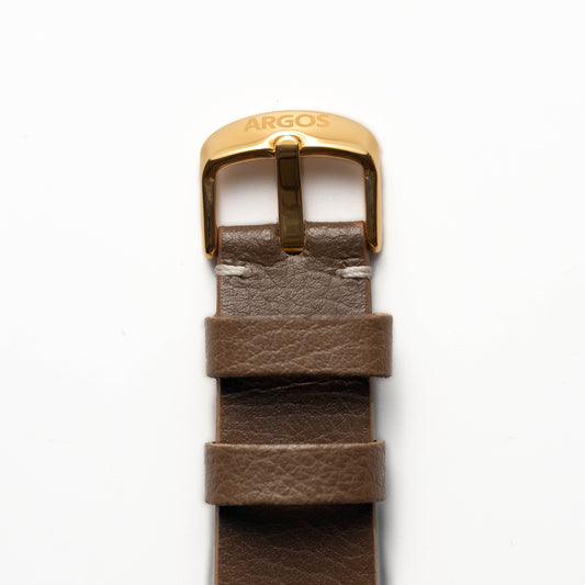 LS.01 Brown Leather Strap