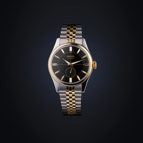 AP3.29 - Onyx Black Gold Two Tone w/ Bracelet