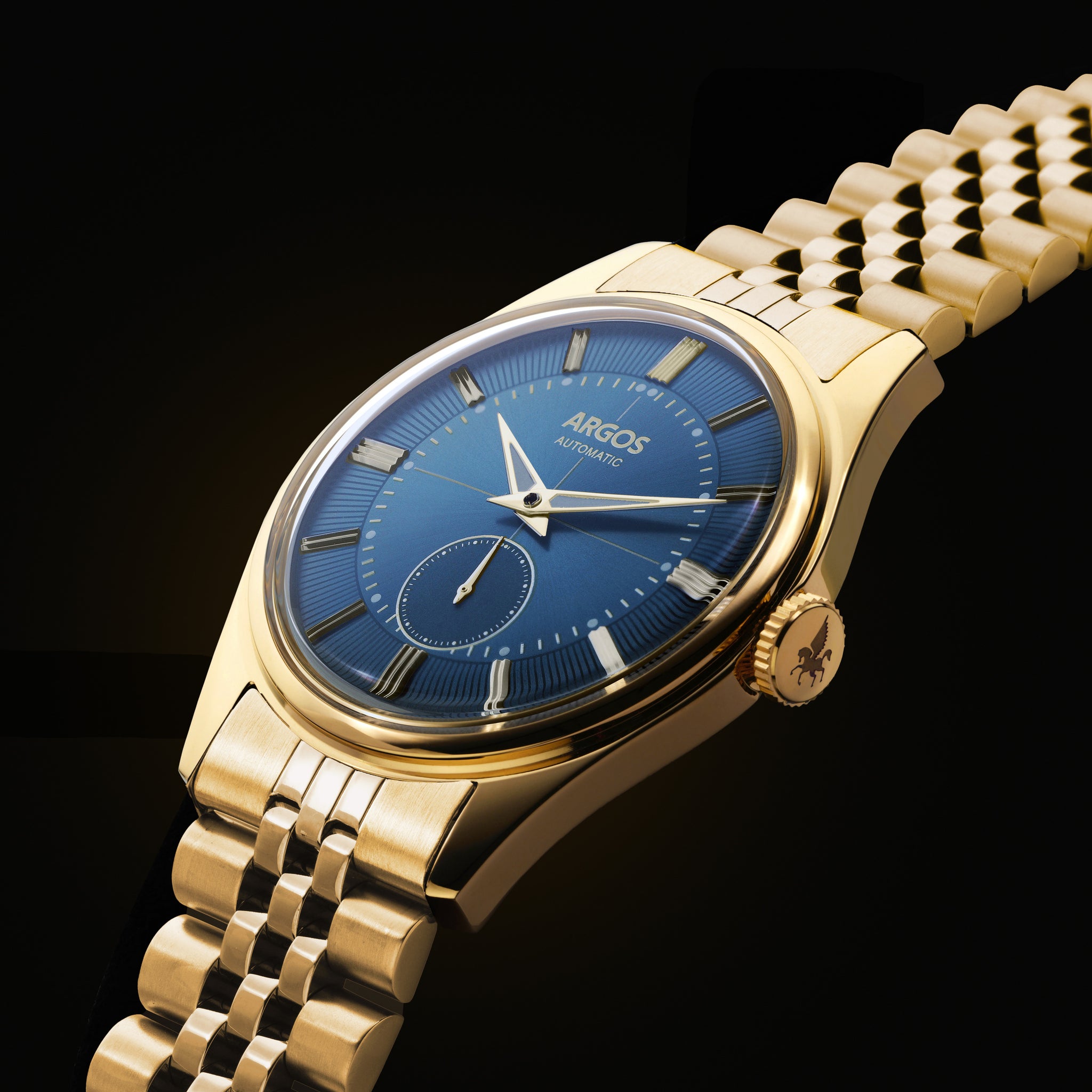 Apollo III - Constellation Blue Gold w/ Golden Bracelet