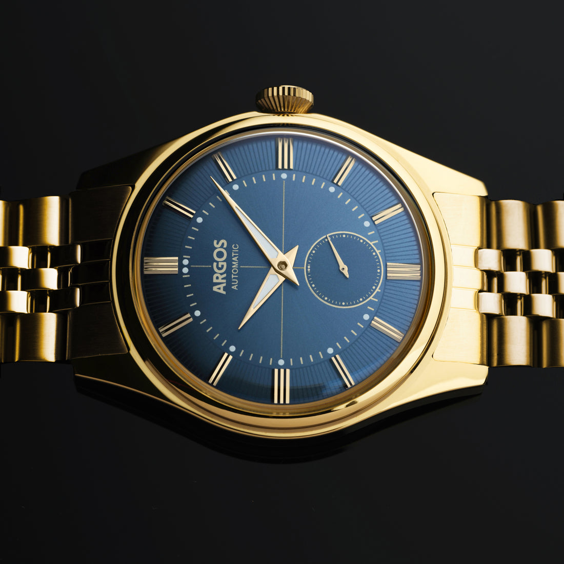 Apollo III - Constellation Blue Gold w/ Golden Bracelet