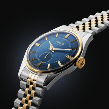 Apollo III - Constellation Blue Gold Two Tone w/ Bracelet