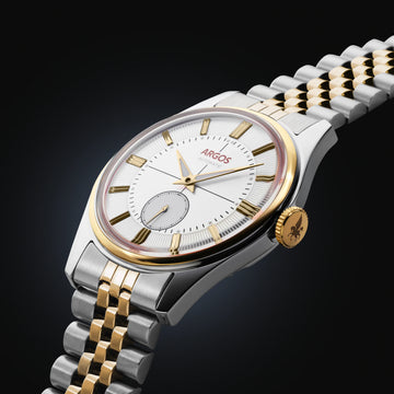 Apollo III - Pearl White Gold Two Tone w/ Bracelet