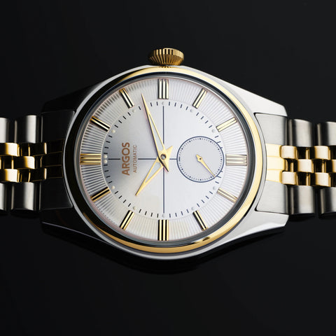 AP3.28 - Pearl White Gold Two Tone w/ Bracelet